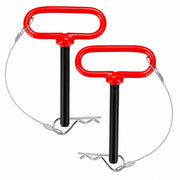 ATAUOIKU hitch pin front view showing durable design and easy identification
