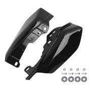 ATENGIDR front view of black mid-frame deflectors showing fit and finish benefit