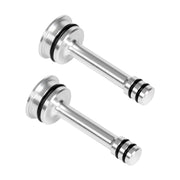 Atesilor front view of two aluminum bypass plugs showing fit and finish benefit improved cooling