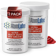 AtomLube front packaging showing 2-pack jars and clear product benefit