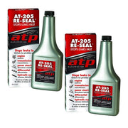 ATP Automotive AT-205 front packaging showing two 8 ounce bottles, restores seals