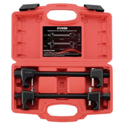 ATPEAM front view of both compressors and case showing organized storage and portability