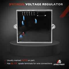 ATRACYPART rear label and terminals view showing clear connection points benefit