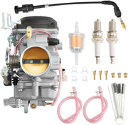 ATRACYPART CV40 front view showing mounting flanges and intake for accurate fitment