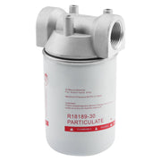 ATRACYPART front view showing aluminum head and spin-on filter, ensures durable site filtration