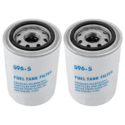 ATRACYPART front view of spin-on fuel filter showing durable design and protection
