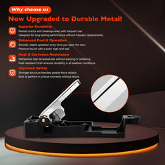 ATRACYPART handle mounted in door assembly demonstrating secure fit and function