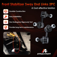 ATRACYPART sway bar link installed on vehicle suspension demonstrating restored stability