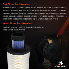 ATRACYPART close-up of outer filter media highlighting robust pleats for improved particle capture