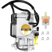 ATRACYPART carburetor front view showing clean body and benefits of reliable fit