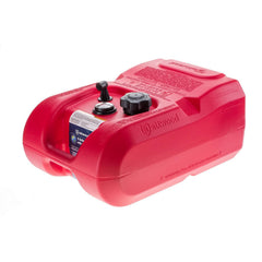 attwood front view of 6 gallon tank showing shape and label, reliable storage