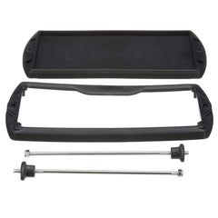 attwood front view of tray showing secure battery footprint and durability