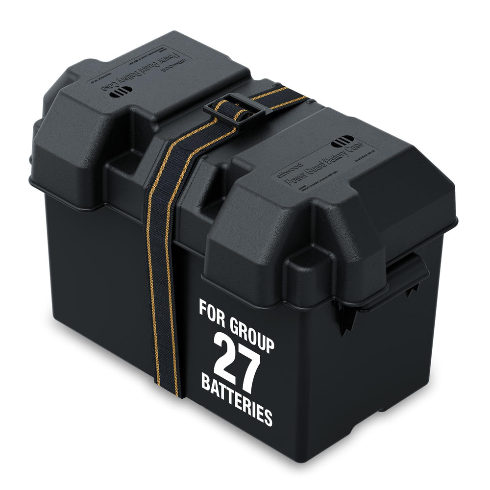 attwood PowerGuard front view showing secure Group 27 fit and protection