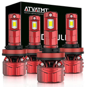 ATVATMT front packaging showing four fog light bulbs and included gloves, clear kit benefit