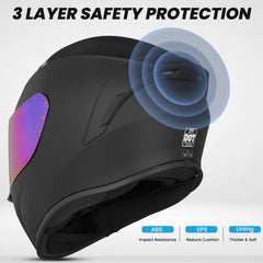 AUBOA tinted shield close-up improving sun glare and eye comfort
