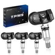 Augfiro front packaging showing 4-pack TPMS sensors and clear fitment benefits