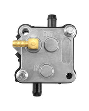 AUGREX front view of fuel pump showing mounting and inlet outlets for correct fit