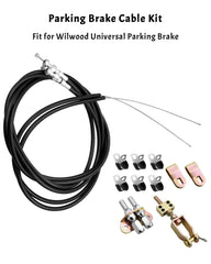AUGREX cable installed in vehicle showing correct routing and reliable parking-brake function