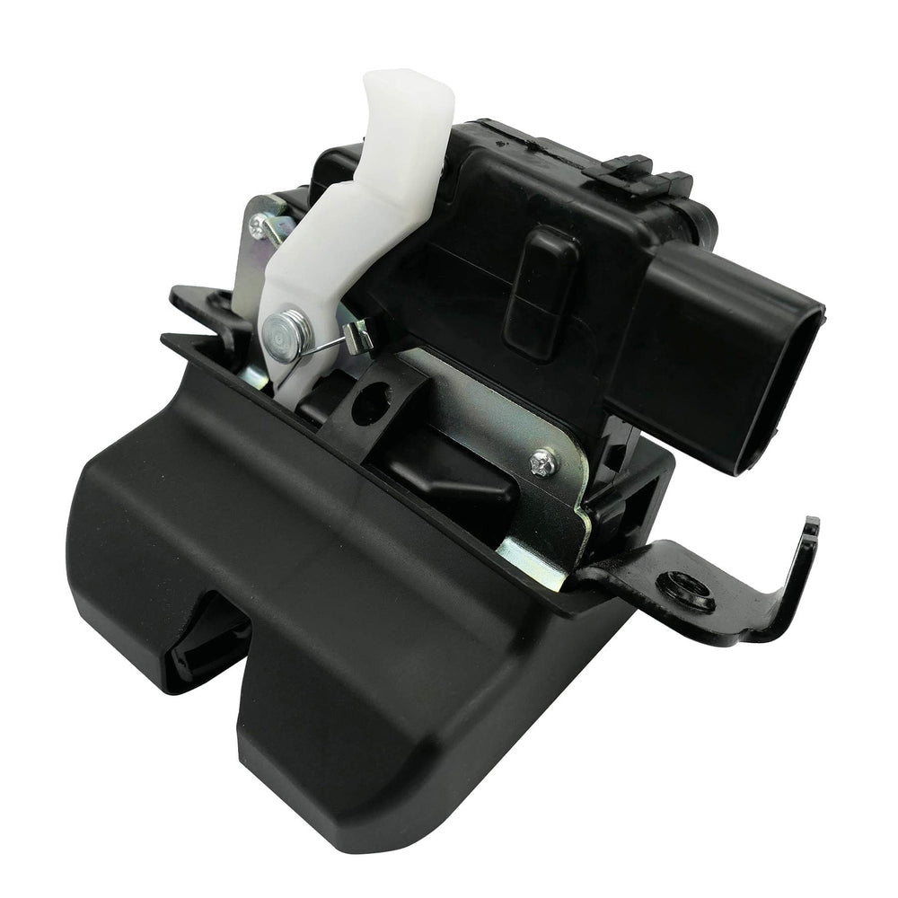 AUGREX trunk lock front view showing mounting points and fit benefit