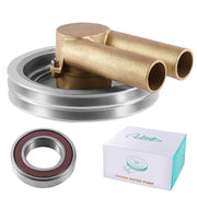 AULINK front view of raw seawater pump assembly showing compact fit and robust construction