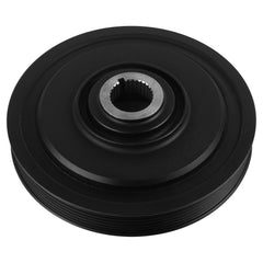 AULINK harmonic balancer front view showing pulley face and bolt holes, improves fit accuracy