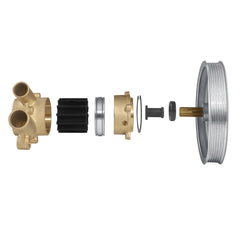AULINK pump installed on marine engine demonstrating straightforward replacement benefit