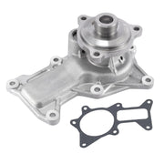AULINK water pump front assembly showing mounting points and fitment benefits