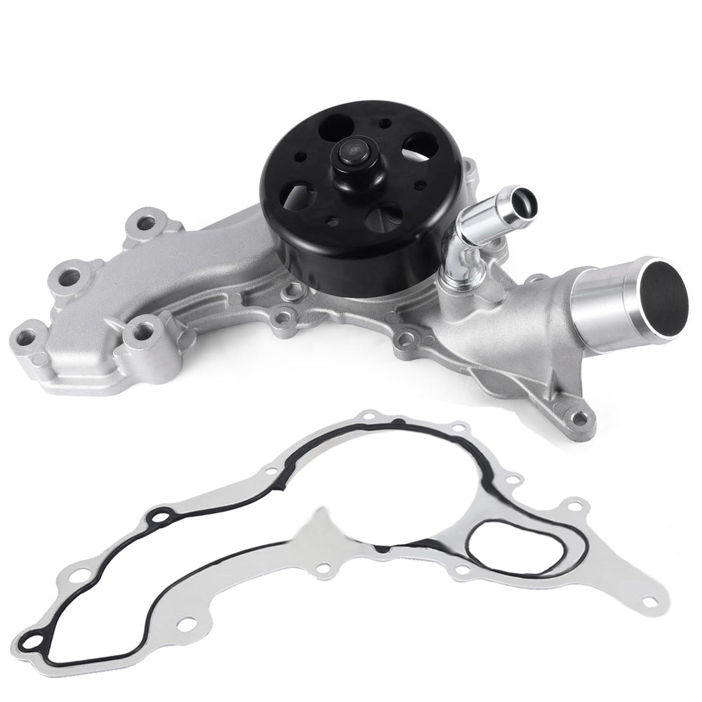 AULINK water pump front view showing mounting points and clean finish for reliable fit
