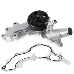 AULINK water pump front view showing mounting points and clean finish for reliable fit