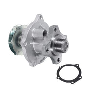 AULINK water pump front view showing mounting points and benefit of direct-fit
