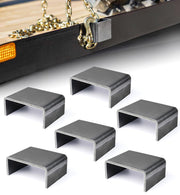 Aupar front view of six-pack stake pockets showing durable design and quick identification benefit