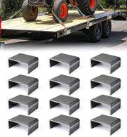 Aupar front view of stake pocket showing heavy-duty steel and fit
