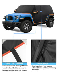 AUPZIMI fabric close-up showing 420D strength and UV resistance benefit