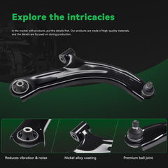 AUQDD sway bar end link with bushings demonstrating reduced play benefit