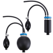 Aurelema front view showing two-piece bladder kit, clear identification and quick setup benefit