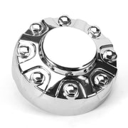 AUROLYNNE front view chrome center cap showing clean factory-style look and instant curb appeal