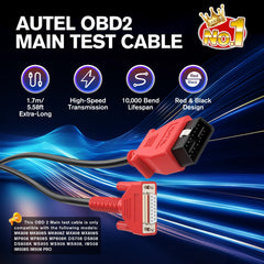 Autel 16-pin vehicle plug detail ensuring reliable vehicle link