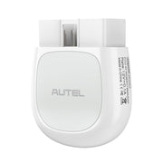 Autel AP200 front view showing compact Bluetooth OBD2 scanner and benefits