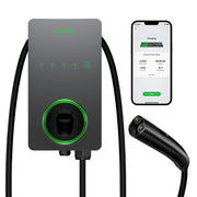 Autel charger front panel showing status lights and controls for easy monitoring