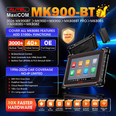Autel MK900BT side profile highlighting rugged build and workshop durability
