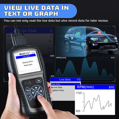 Autel ML519 close-up of navigation buttons for easy operation benefit