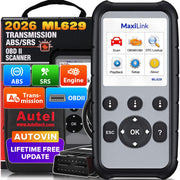 Autel ML629 front display showing menu for quick diagnostics and clarity