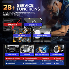 Autel MX808S OBD2 connector and cable ready to plug in for quick vehicle access