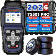 Autel TS501 PRO front view showing controls and screen for fast diagnostics