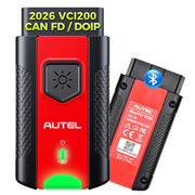 Autel V200 front view showing compact dongle and durable housing for easy use