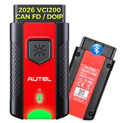 Autel V200 front view showing compact dongle and durable housing for easy use