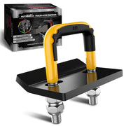 AUTMATCH clamp front view showing secure fit and improved towing stability