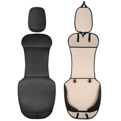 Auto Newer seat cover installed on car front seat offering refreshed look and protection