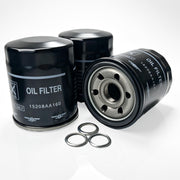 AutoAlly front packaging showing three filters and washers, convenient bulk savings