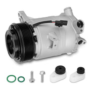 AUTOBABA CO11319C front view showing complete compressor assembly and benefit of direct-fit replacement